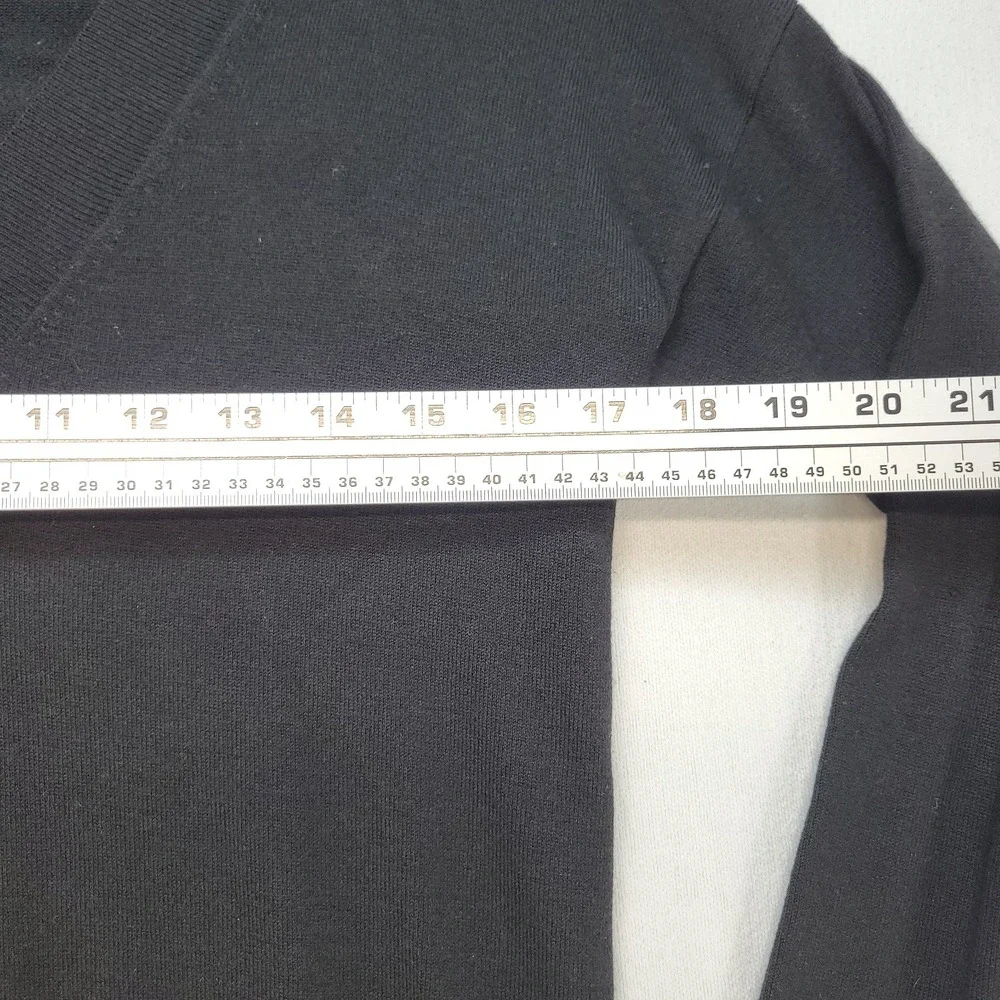VTG Banana Republic Sweater Mens XS Black Wool‎ Cashmere Silk Blend